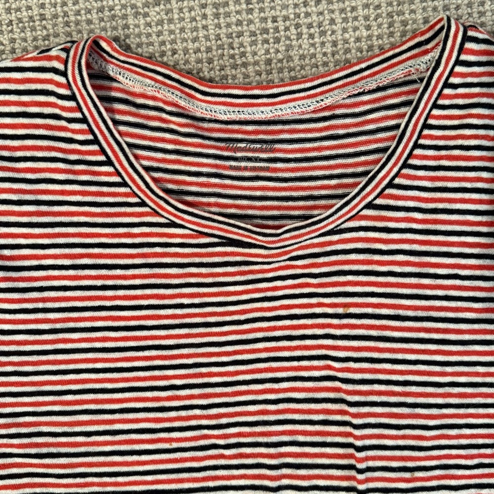Madewell striped tee - size XL